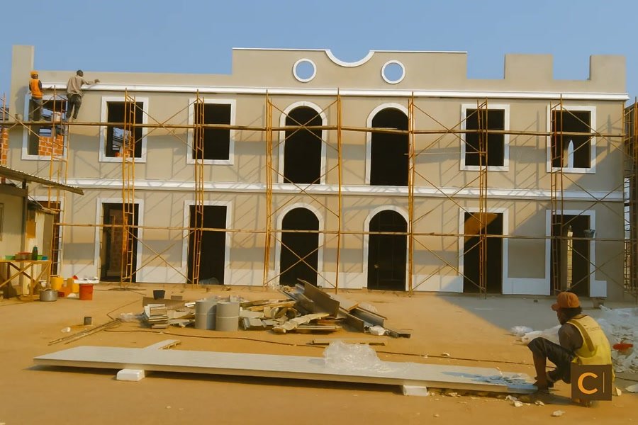 Obra CONGOIS — canteiro