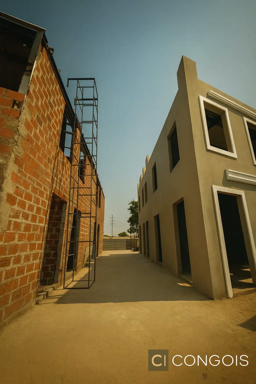 Obra CONGOIS — blocos e alvenaria