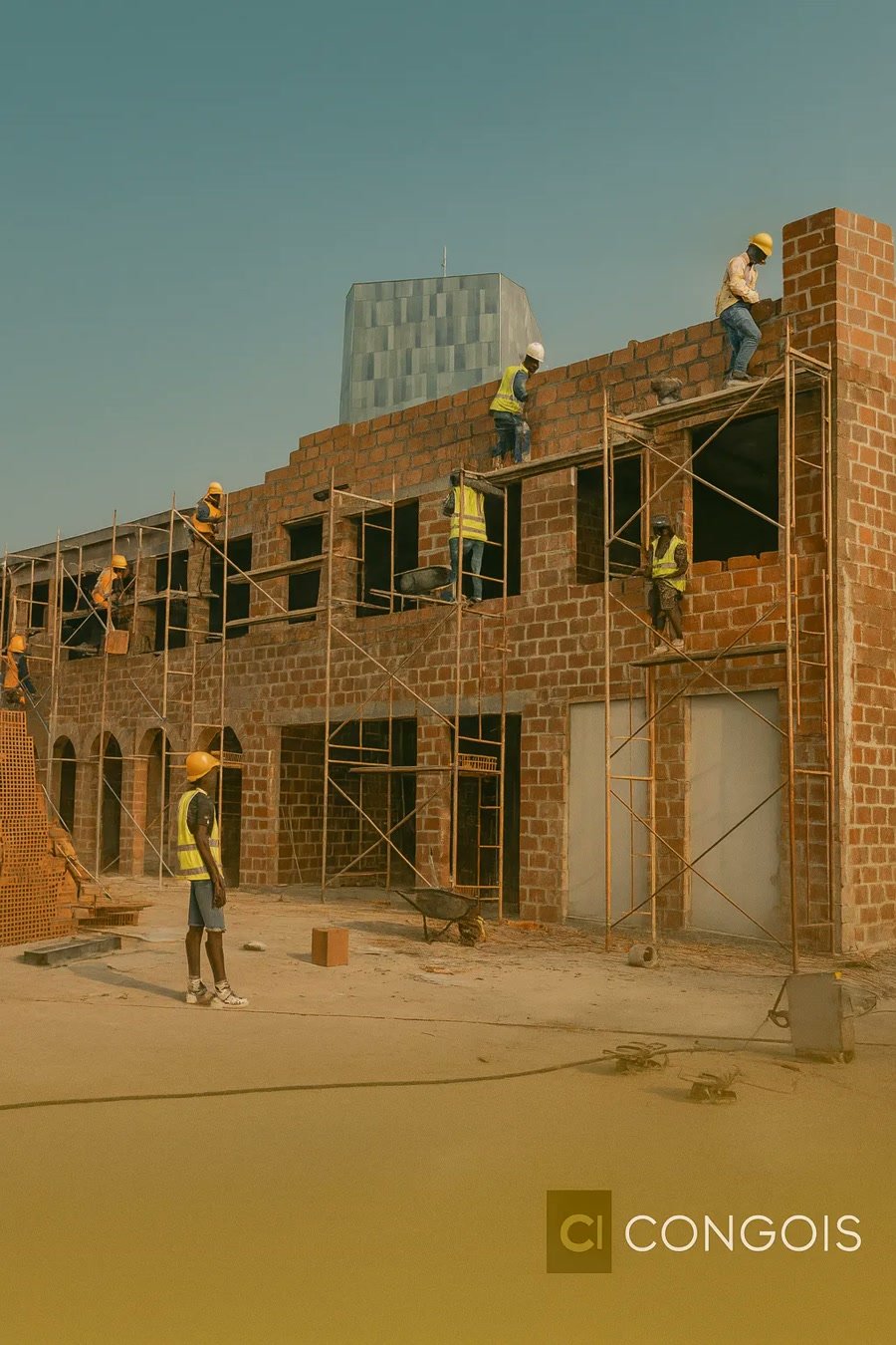 Obra CONGOIS — alvenaria