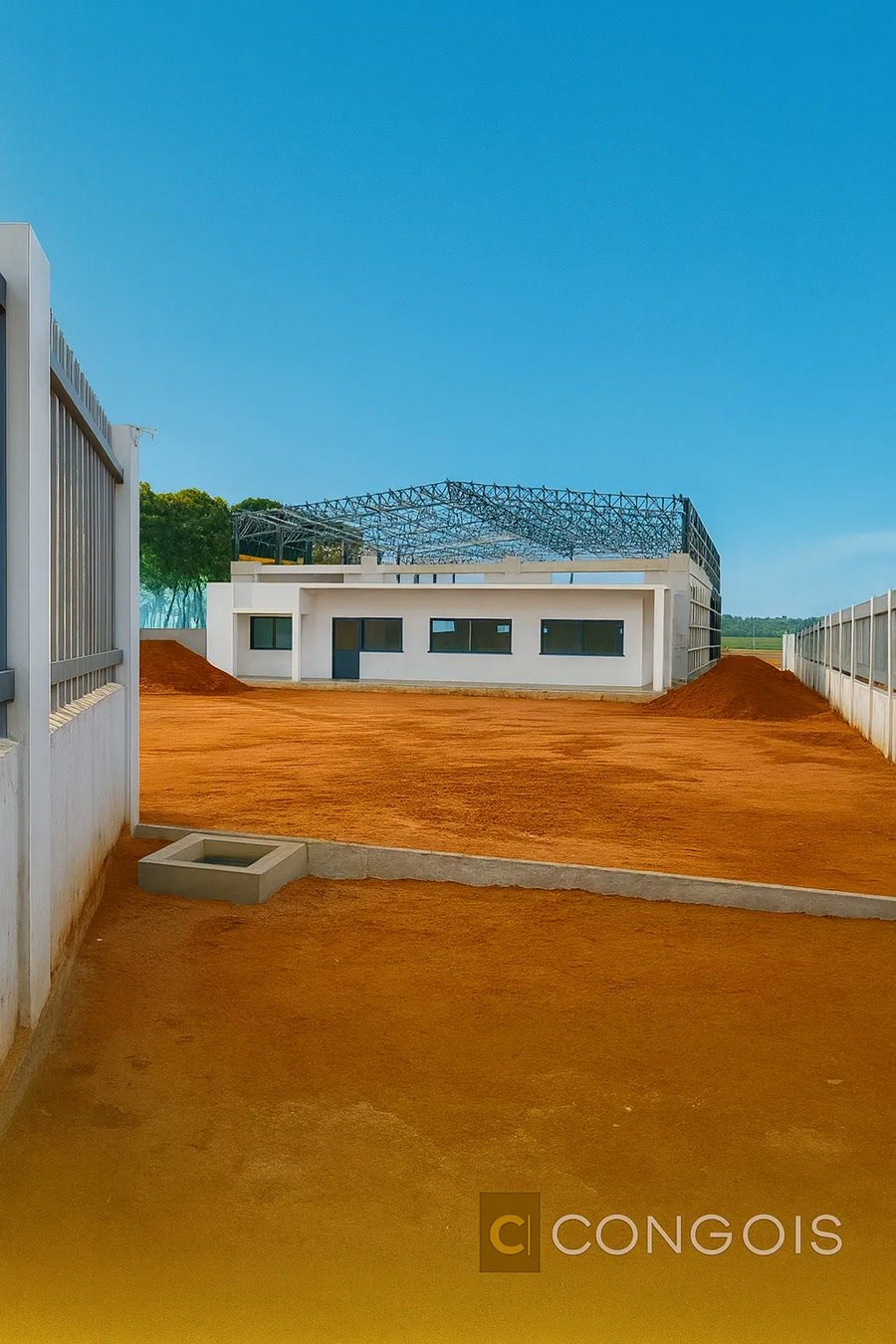 Obra CONGOIS — fundações